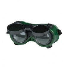 G-D11 Series, Round Welding Goggles with Filp Cover, Green 